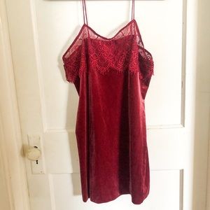 Red Velvet Dress
